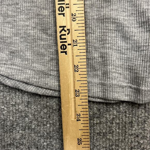 Free People Tank Top Womens Medium Heather Gray Loose Fit Ribbed Cami Intimately - Picture 6 of 8